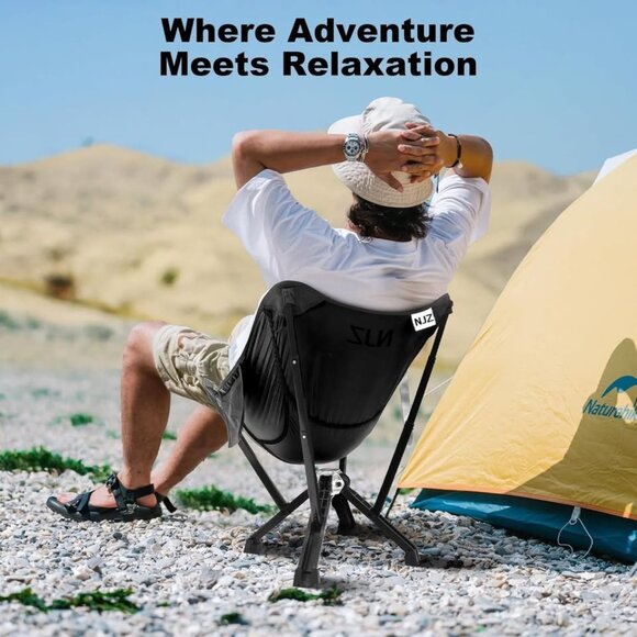 NJZ Compact Portable Camping Chair - Picture 6 of 7